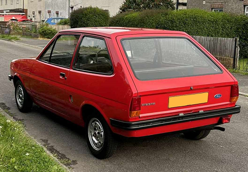 Red car rear